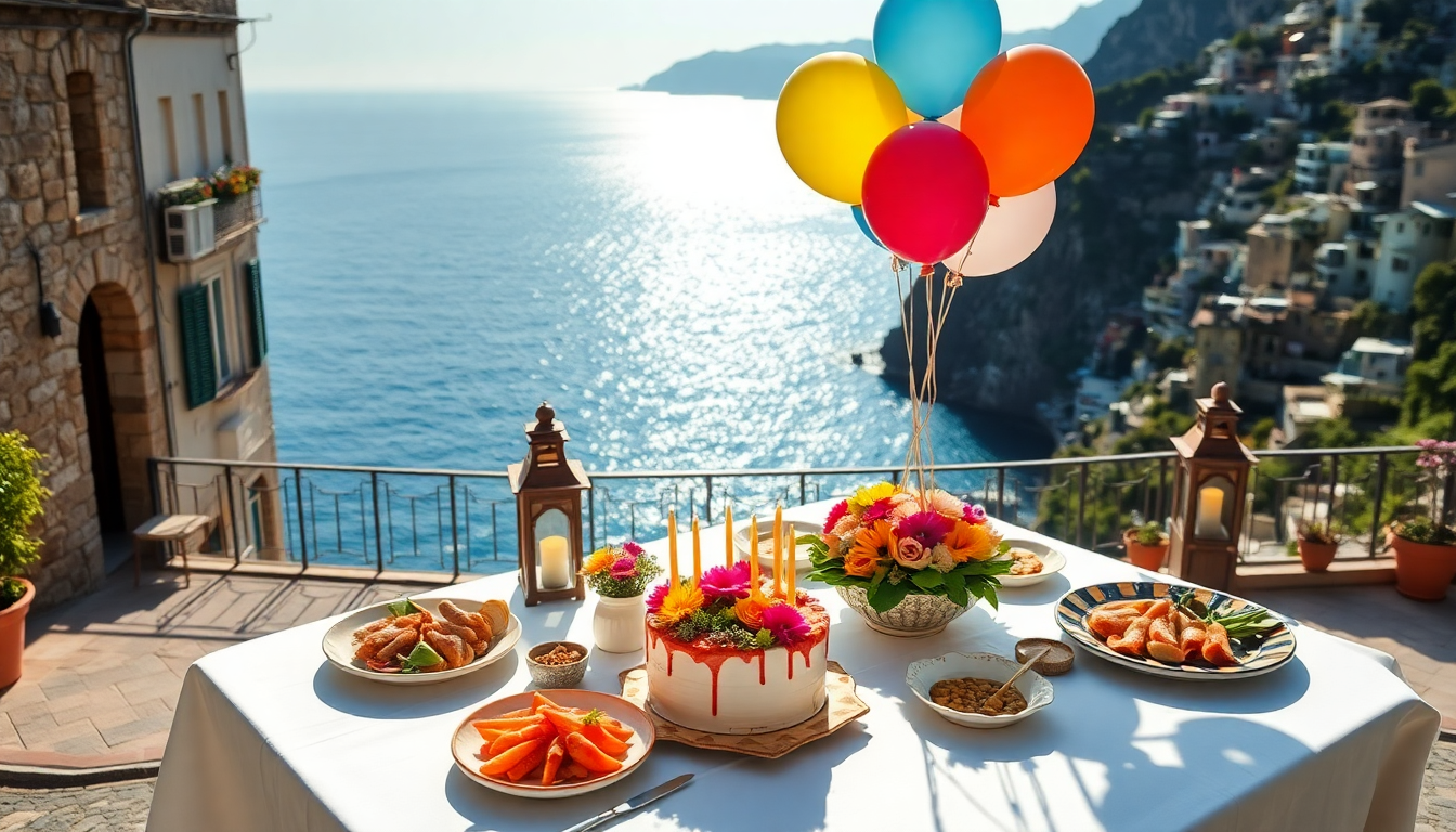 Roberta Di Padua: un compleanno indimenticabile nella splendida Amalfi