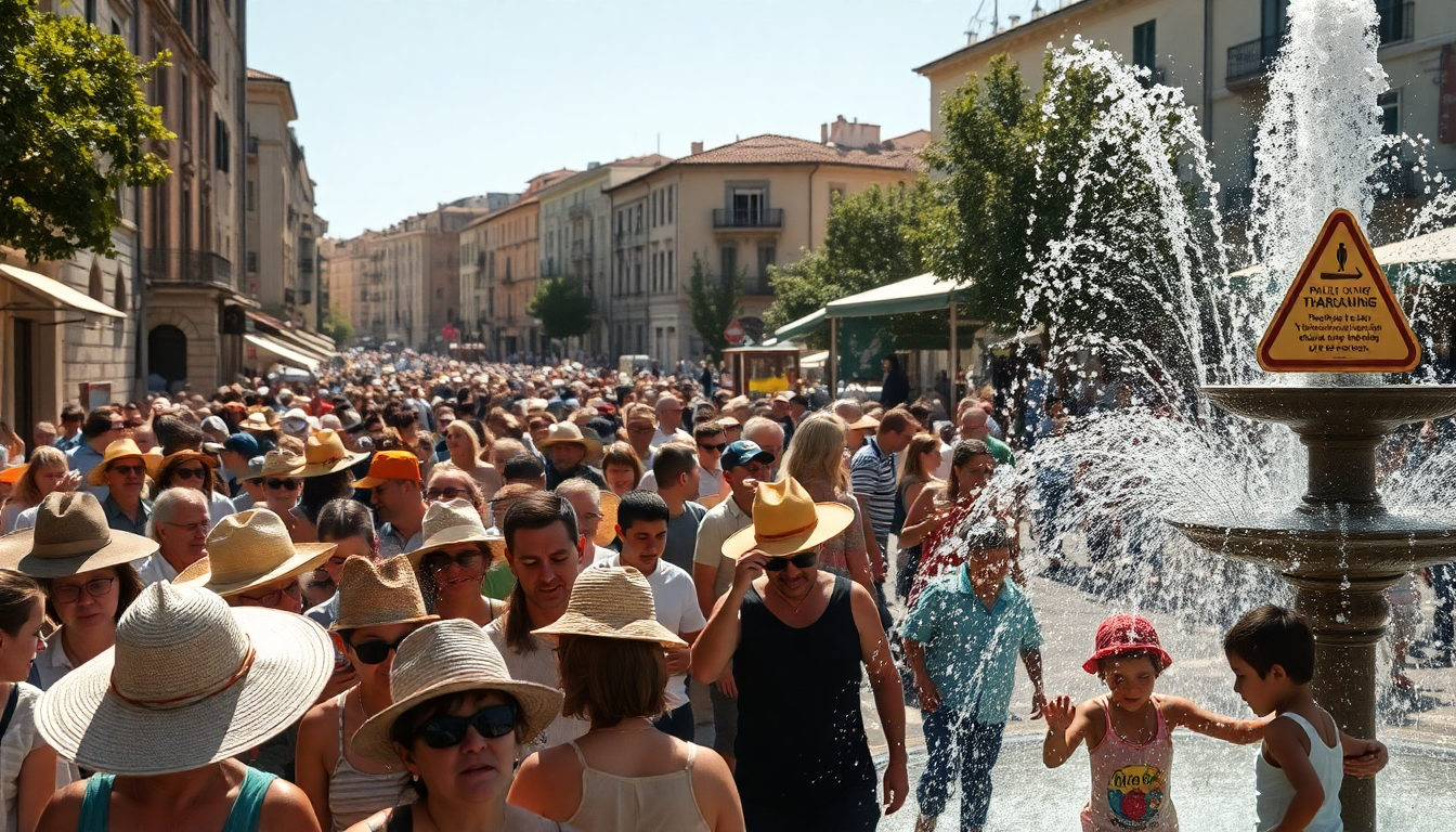 Caldo anomalo: rischi e reazioni in diretta