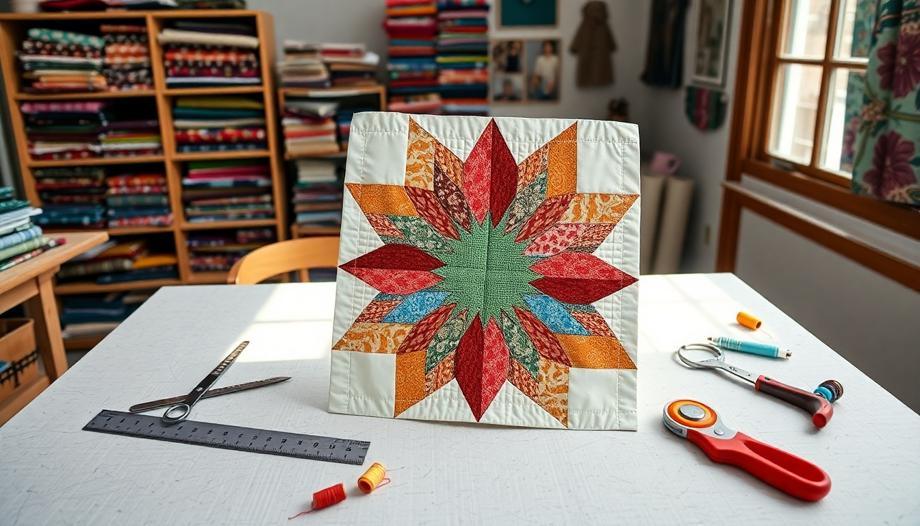 Come creare un blocco stella per il tuo progetto di quilting
