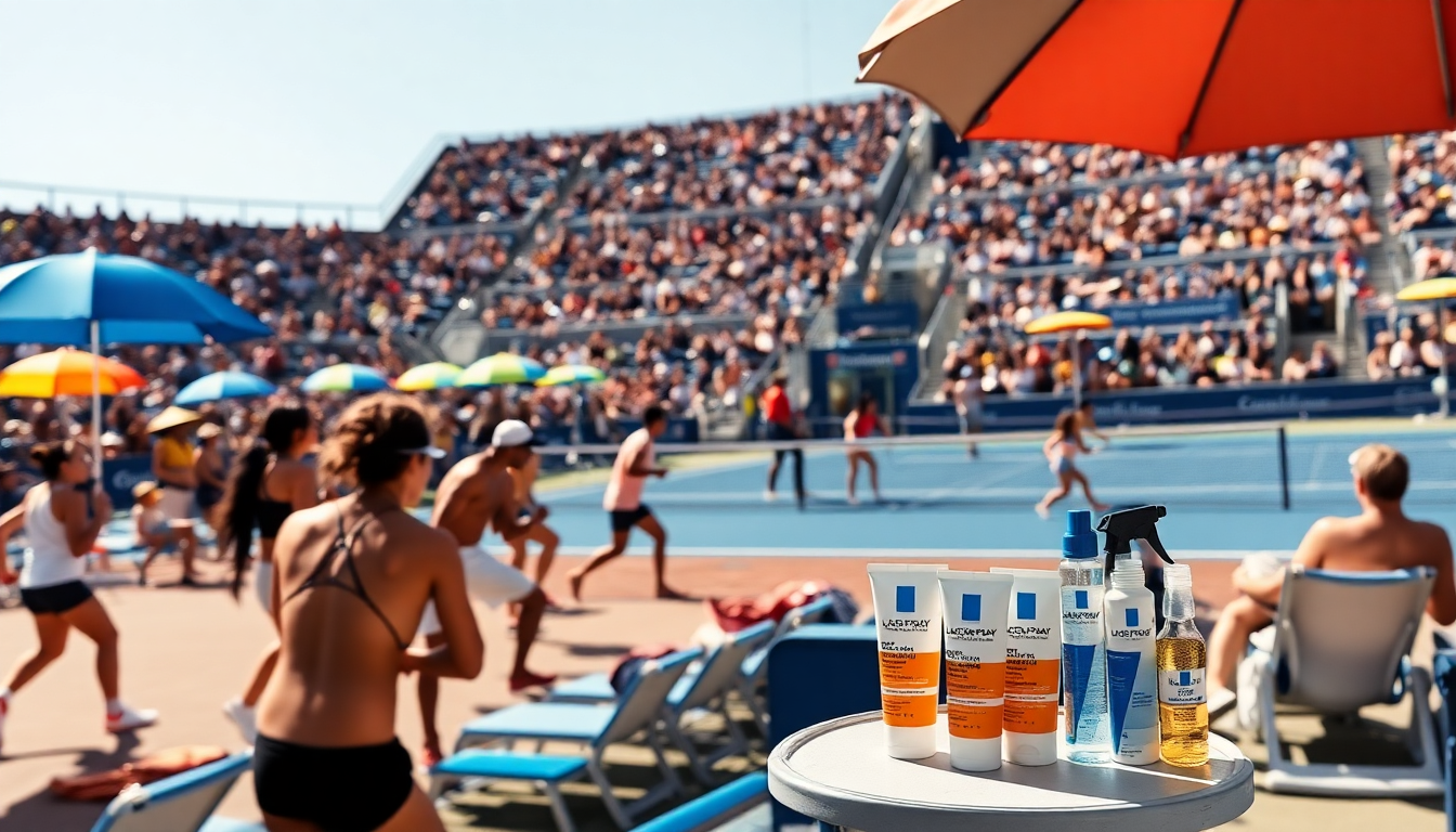 Come La Roche-Posay promuove la sicurezza solare durante il US Open
