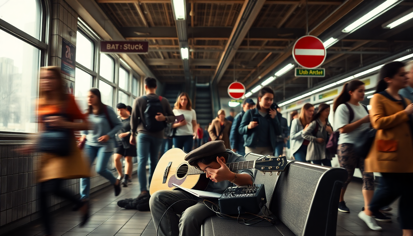Strategie creative: scrivere canzoni ovunque, anche in metropolitana