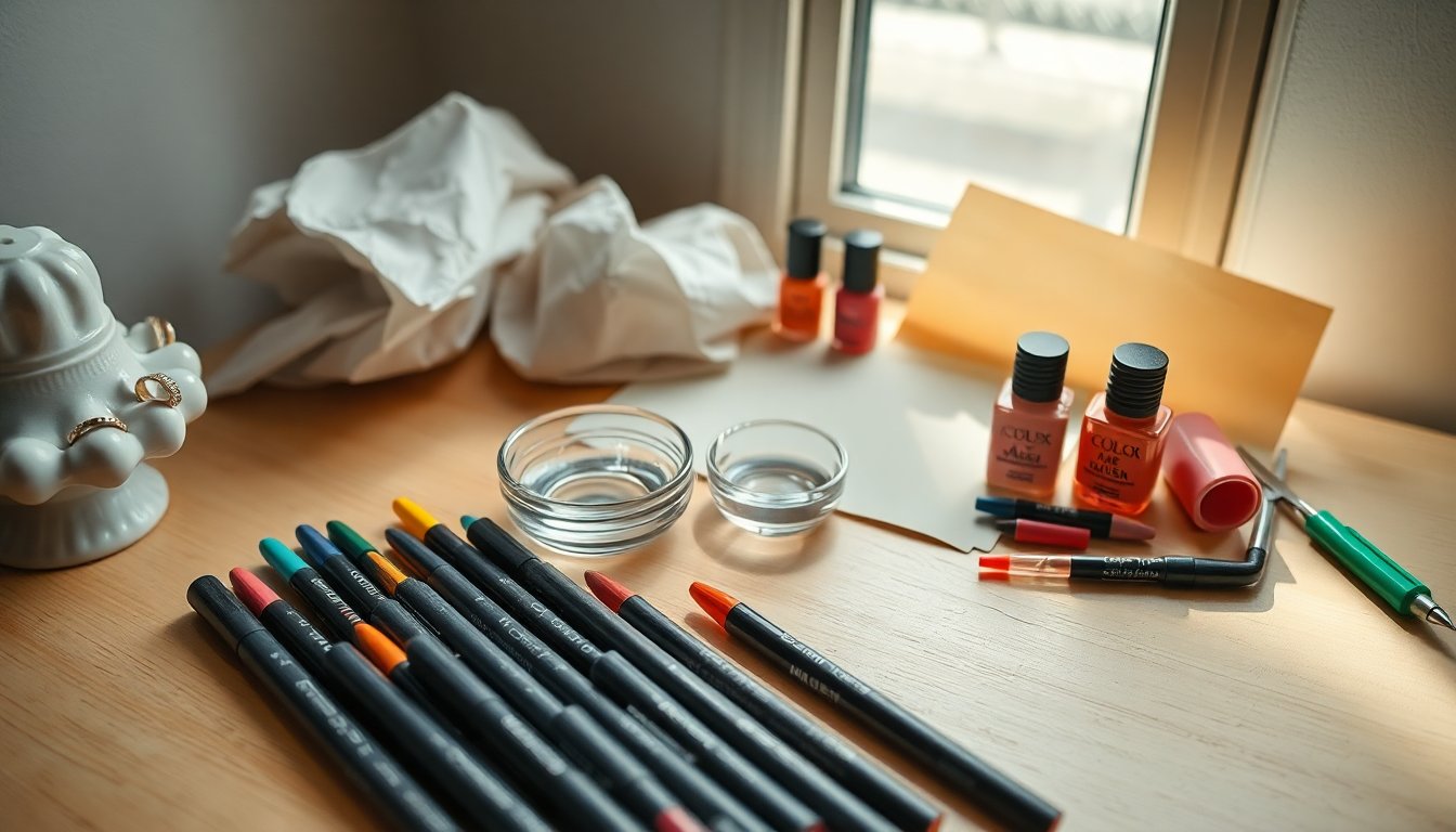 Guida all’uso dei pennarelli per unghie per nail art impeccabile