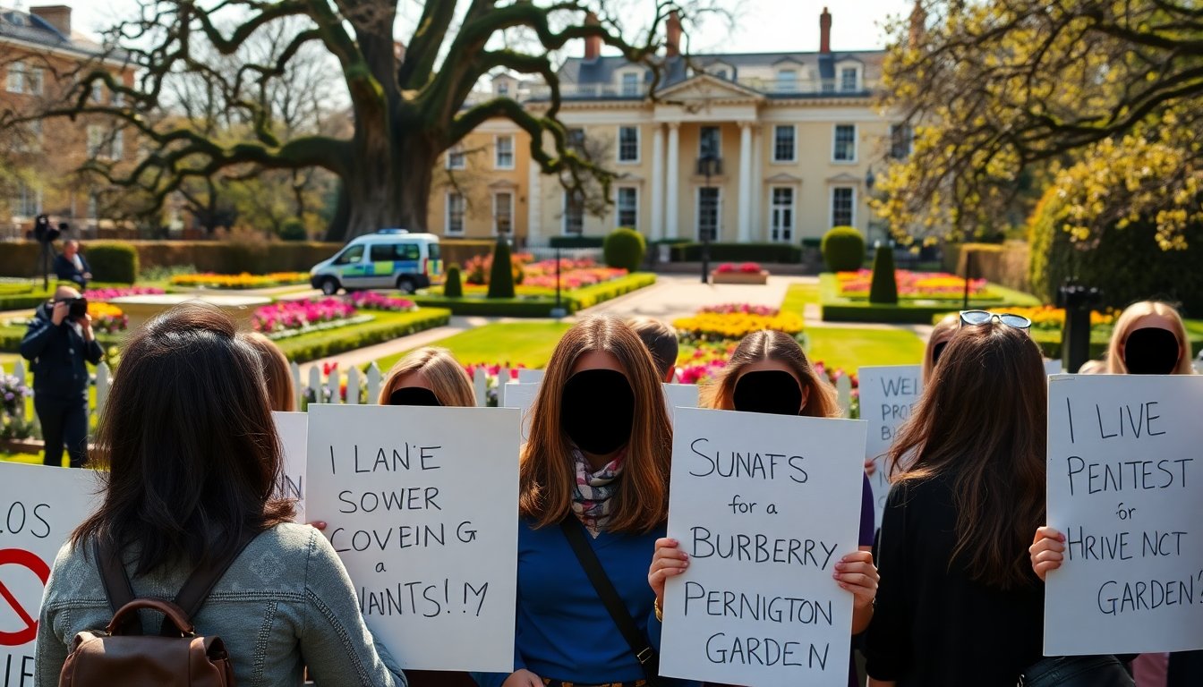 Proteste a Kensington: l’affitto del giardino da parte di William e Kate per Burberry