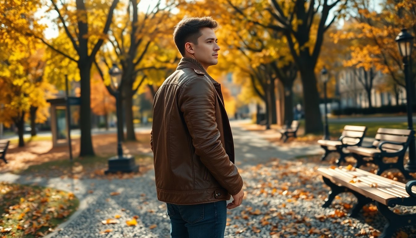 Come abbinare le giacche di pelle marrone per un look autunnale trend del 2025