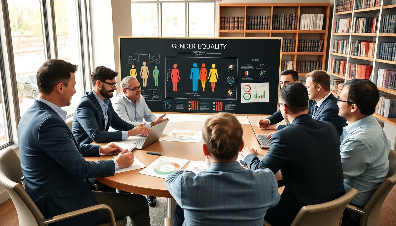 Comprendere le opinioni degli uomini sull’uguaglianza di genere negli ambienti professionali