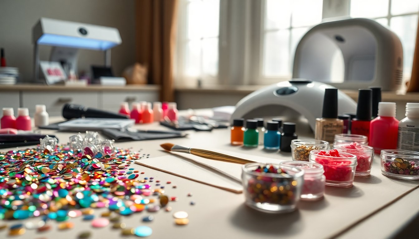 Nail Art Creativa: Paillettes e Polveri per Unghie Straordinarie e di Tendenza