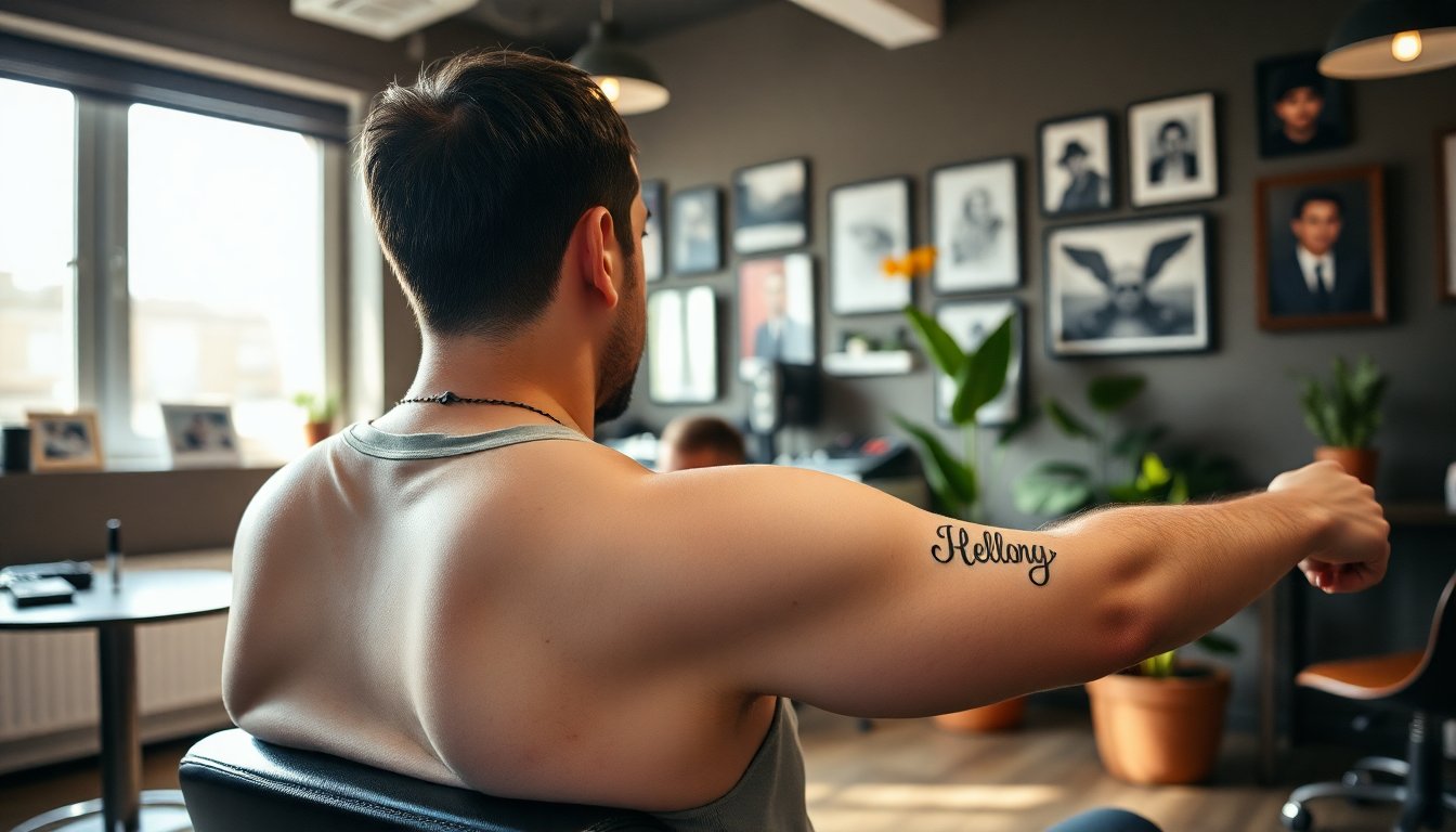 Ignazio Moser si fa tatuare il nome della figlia appena nata