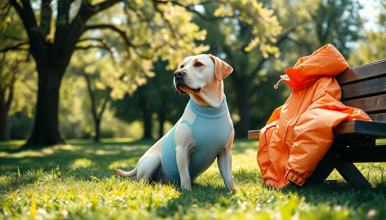 Moda canina: body post-chirurgico e giacche impermeabili per il benessere del tuo cane