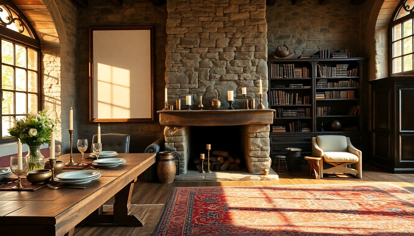 Castlecore: l’impatto dei castelli medievali sull’arredamento contemporaneo