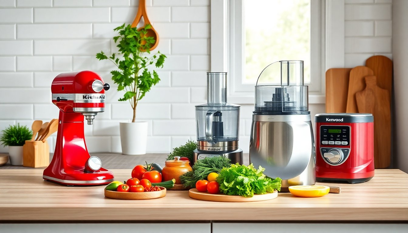 Esplora i Nuovi Elettrodomestici KitchenAid e Kenwood per una Cucina Moderna e Innovativa
