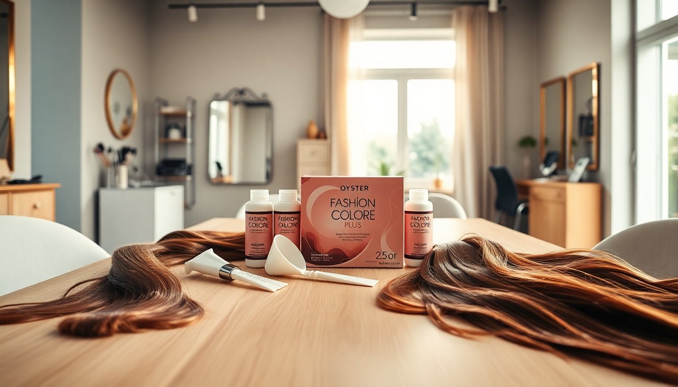 Fashion Colore Plus: Kit di Colorazione per Capelli con Riflessi Naturali e Luminosi