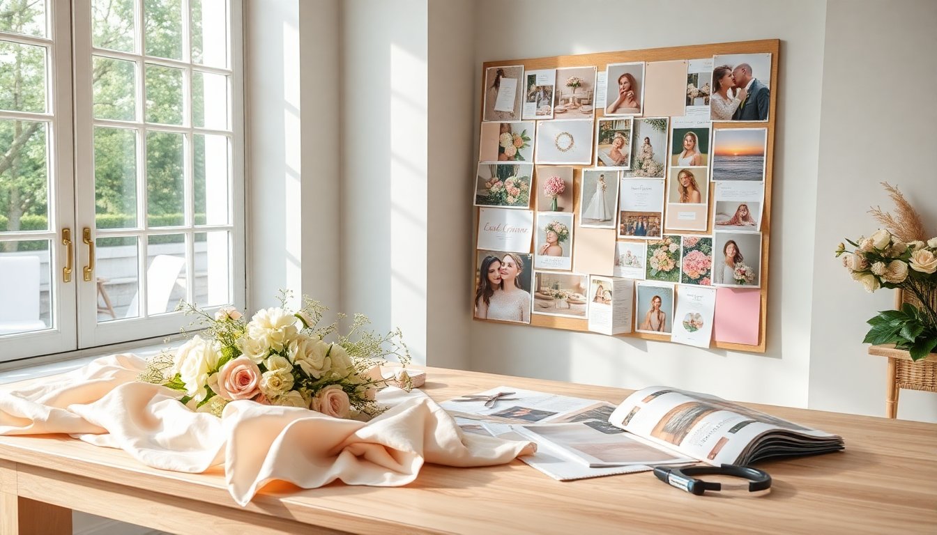 Guida Completa per Creare una Moodboard Perfetta per il Tuo Matrimonio