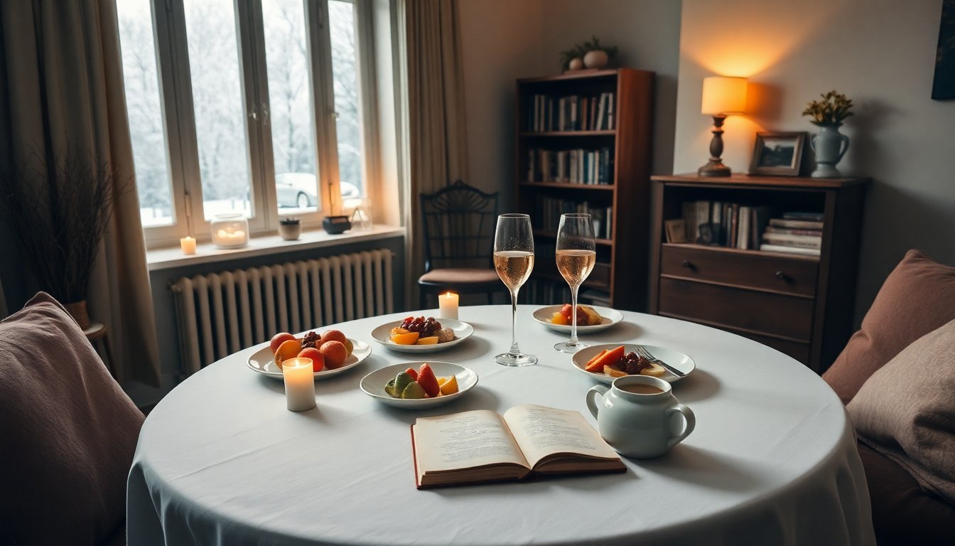 Idee per un Capodanno Sereno e Riconfortante da Vivere da Soli