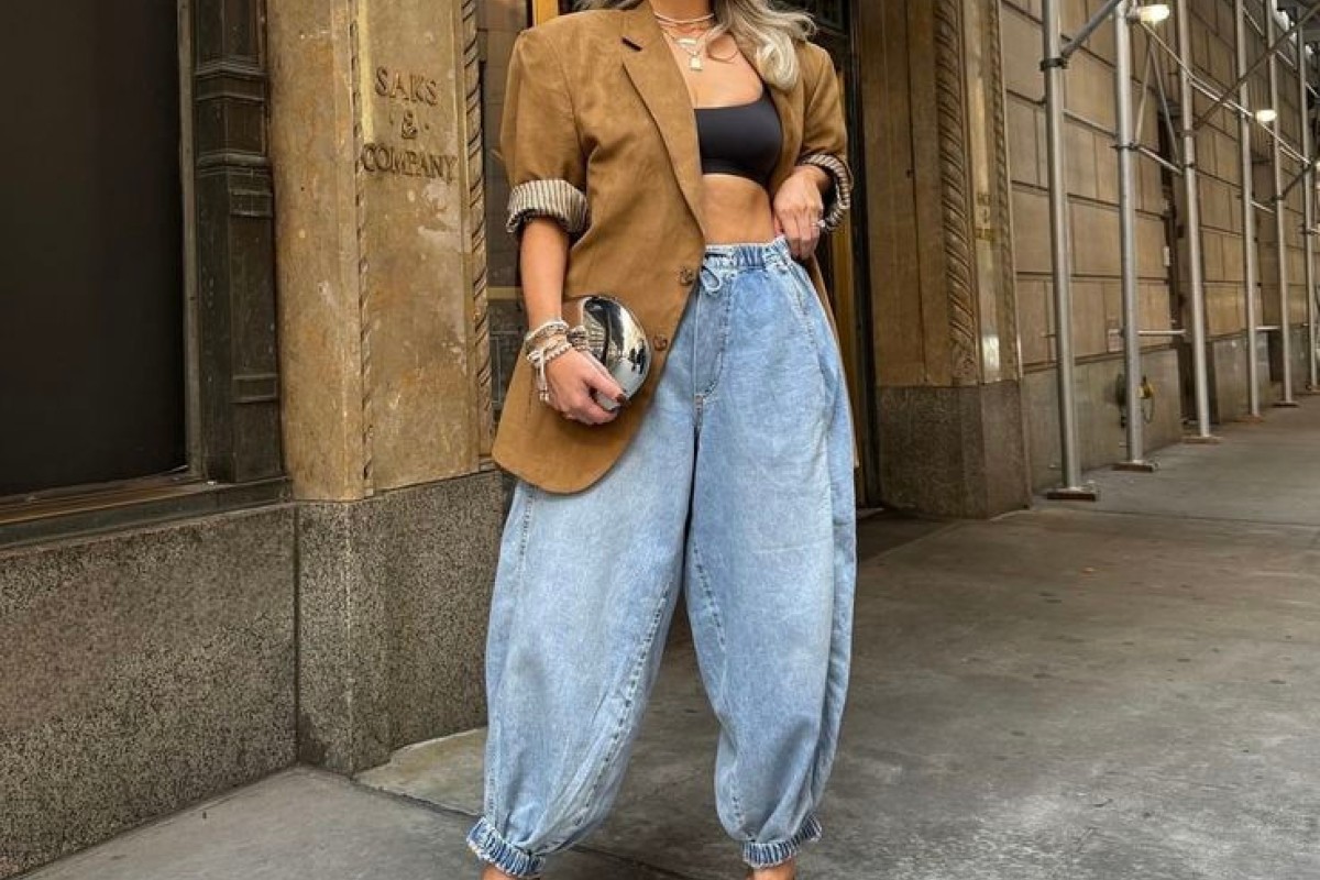 Jeans barrel: la tendenza per un outfit perfetto