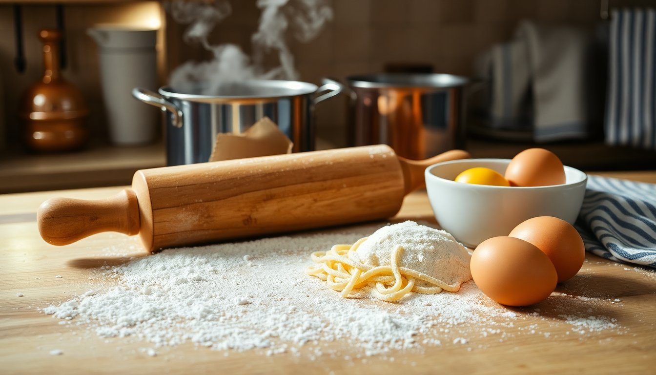 Scopri come fare la pasta fresca in casa con ingredienti semplici