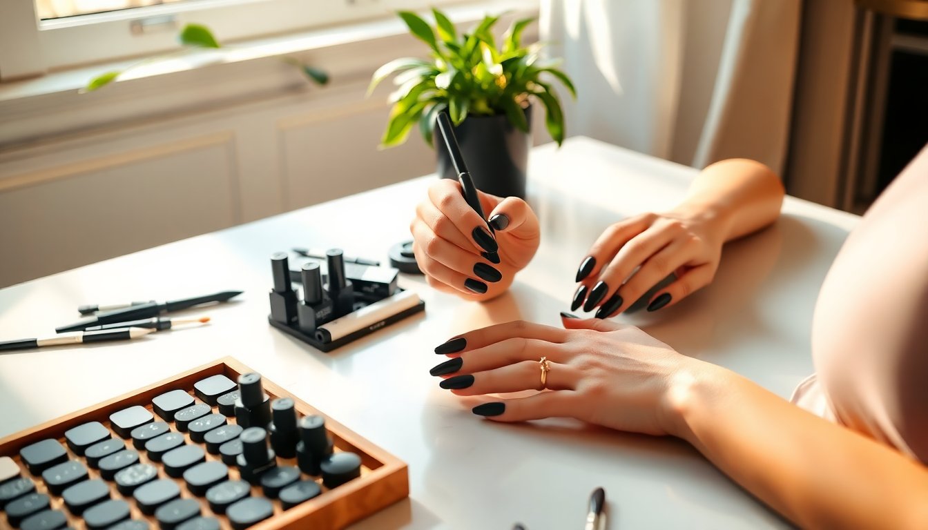 Unghie nere: il must-have di ogni stagione per un look trendy!