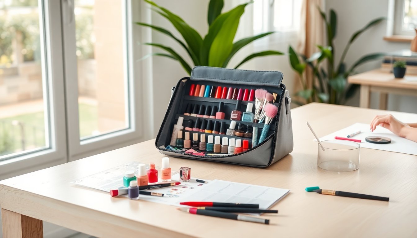 Borsa Trasformabile per Nail Art: Il Kit di Bellezza Portatile Indispensabile