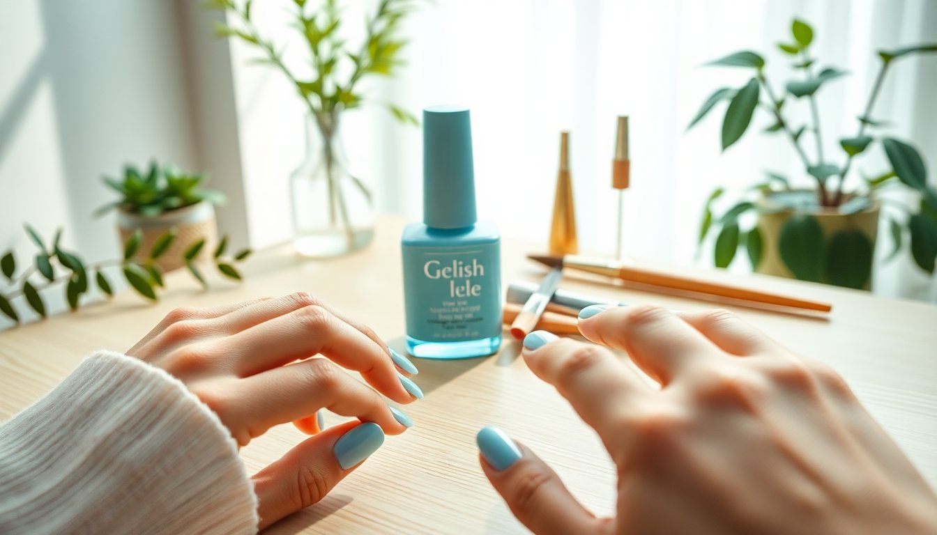 Gel Pastello Blu Gelish: La Scelta Ideale per un Look Fresco e alla Moda