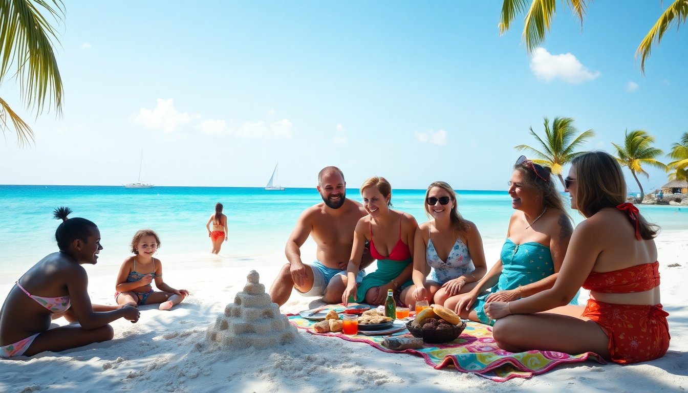 La Magica Vacanza di Antonella Clerici con la Famiglia allargata a Zanzibar