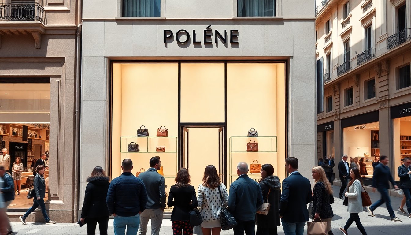 Polène inaugura un nuovo negozio a Milano: l’espansione del marchio francese di borse di lusso
