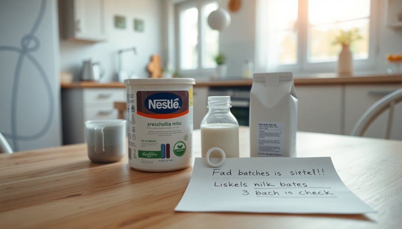 Richiamo di latte per neonati da parte di Nestlé: ecco cosa sapere