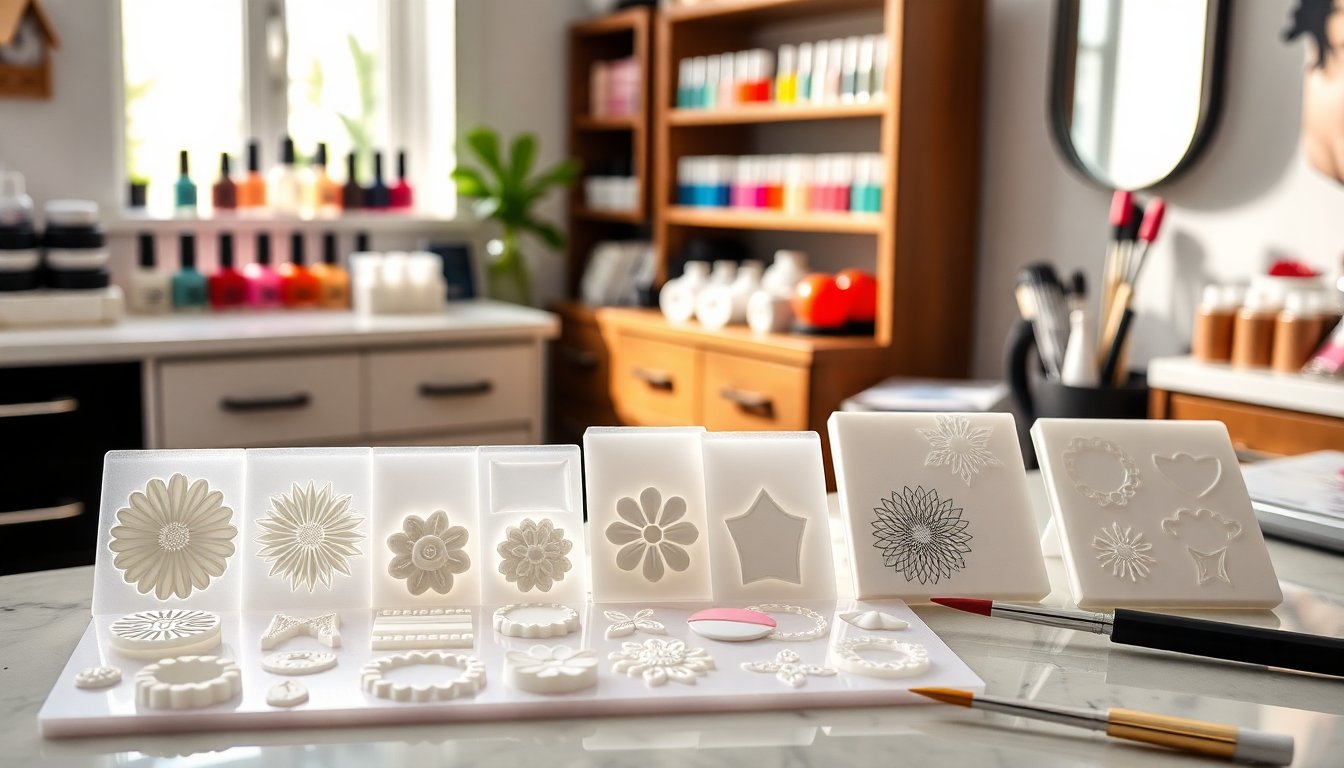 Stampi in silicone per nail art: realizza decorazioni uniche e sorprendenti