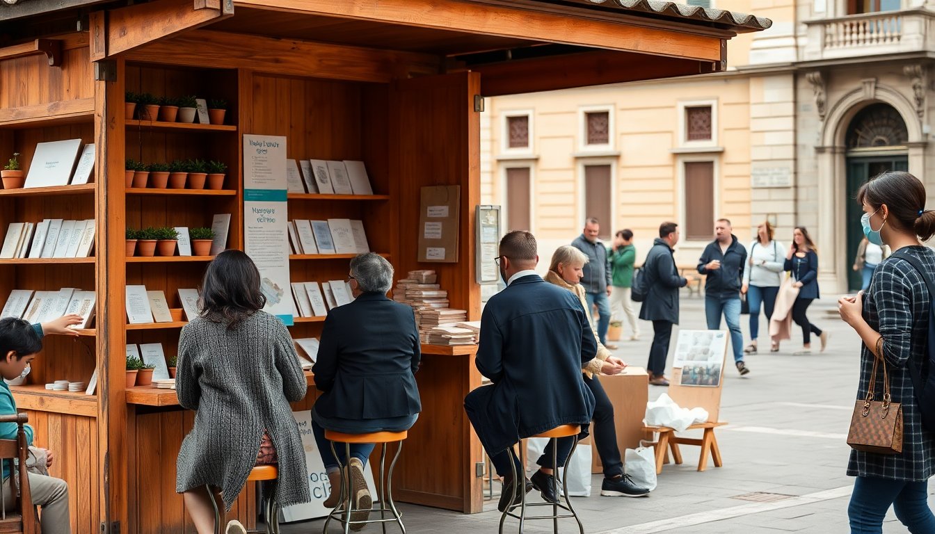 A Milano un’edicola dedicata al benessere emotivo per ripensare San Valentino