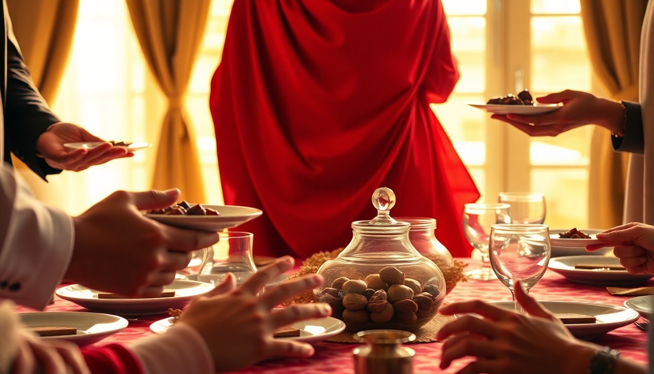 Il look rosso di Rania di Giordania all’iftar: eleganza e atmosfera familiare