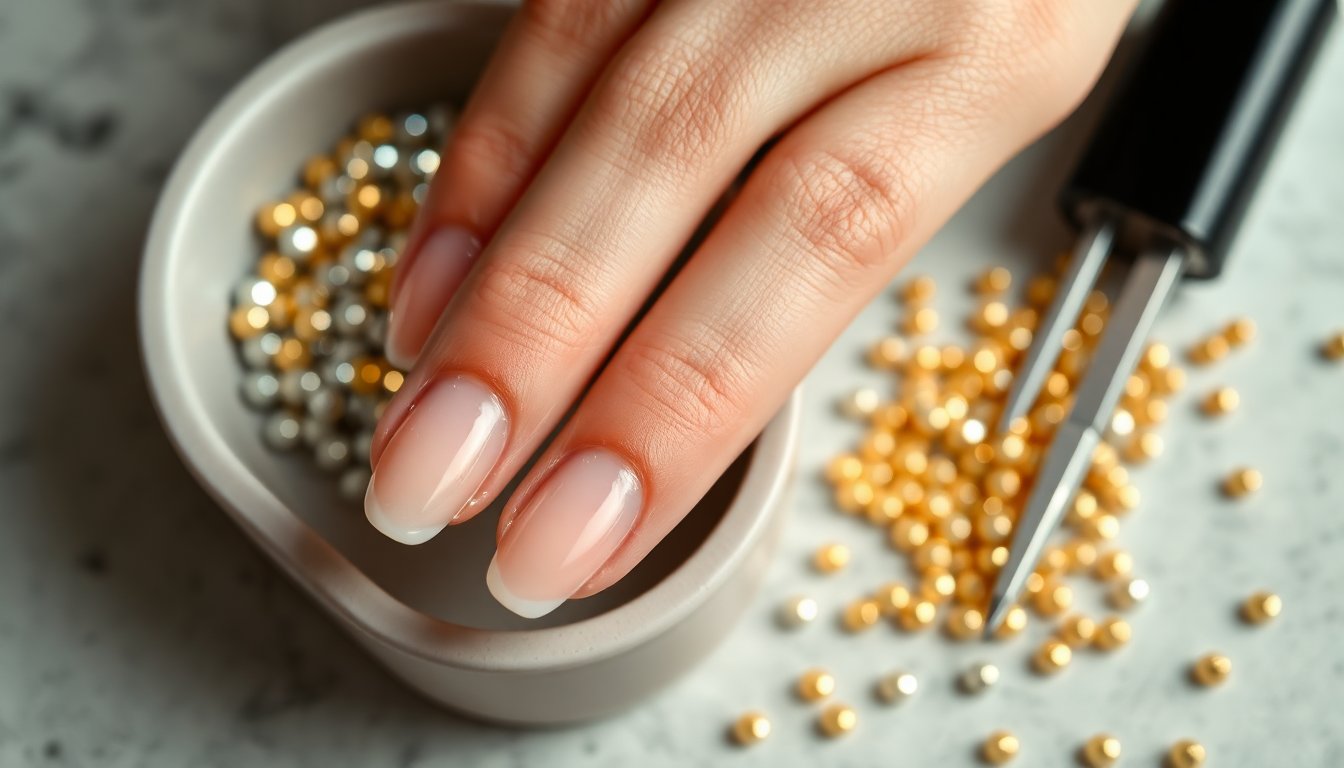 microsfere per nail art in oro, argento e oro rosa per un look raffinato