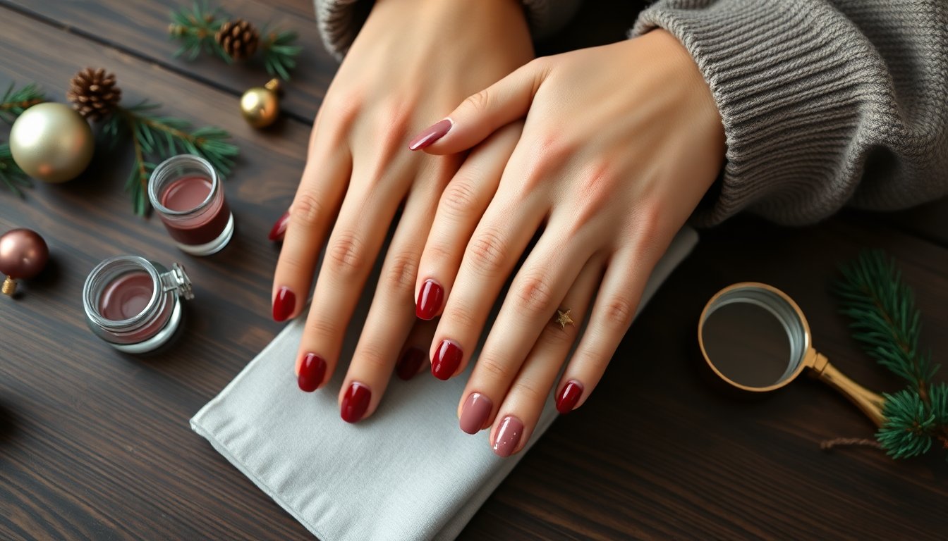 nail art natalizie e colori smalto 2026: idee per ogni occasione