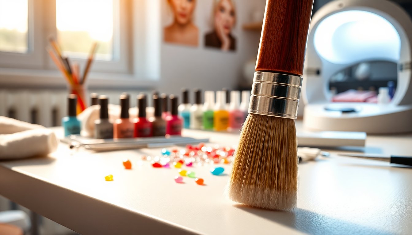 Pennello Professionale per Nail Art: Applicazione Semplice e Risultati Strepitosi