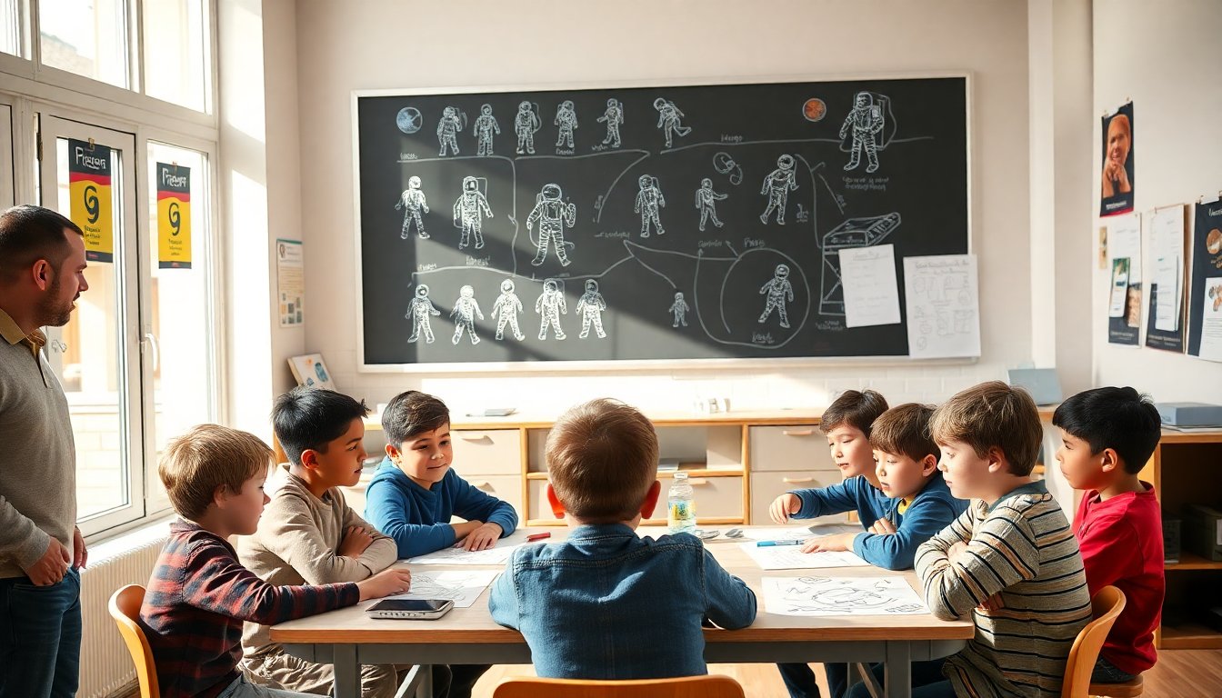 Storie Spaziali per il Futuro: Un’Innovativa Prospettiva Educativa per i Giovani Maschi