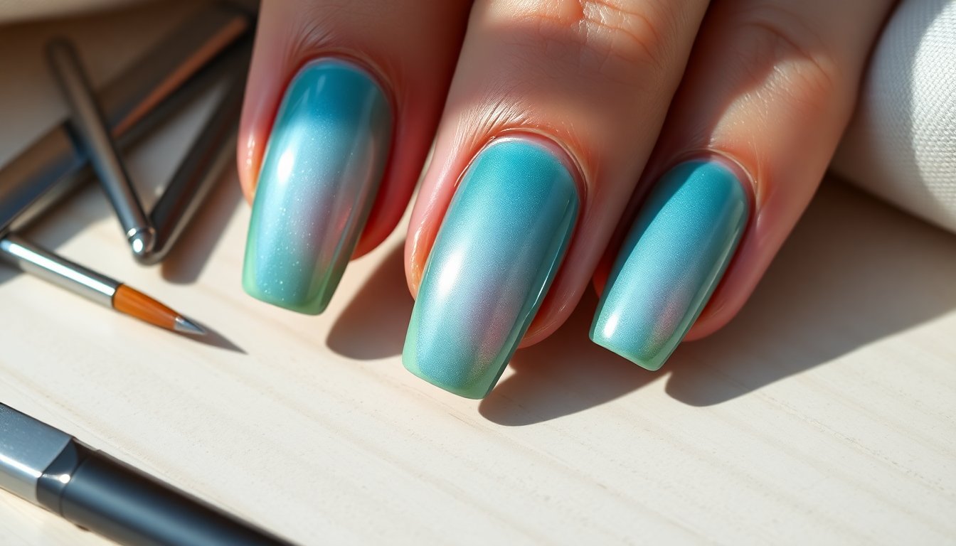 Unghie “Dolphin Skin”: il Trend Invernale da Non Perdere
