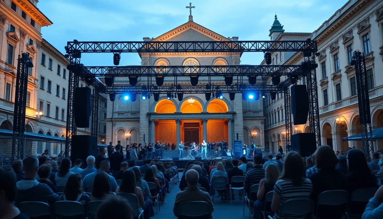vicenza in festival: Raf, Madame ed Elio in concerto in piazza dei signori