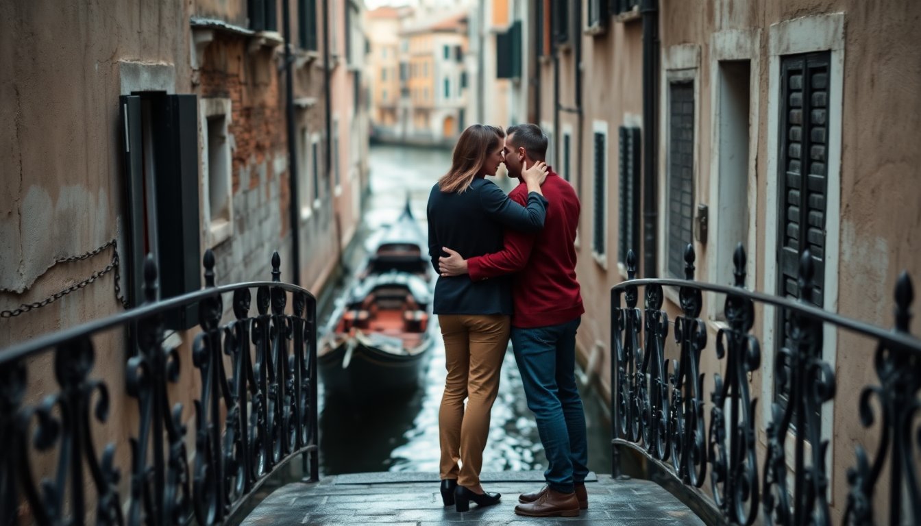 Alessia Marcuzzi e Tiago Schietti: bacio a Venezia conferma la relazione