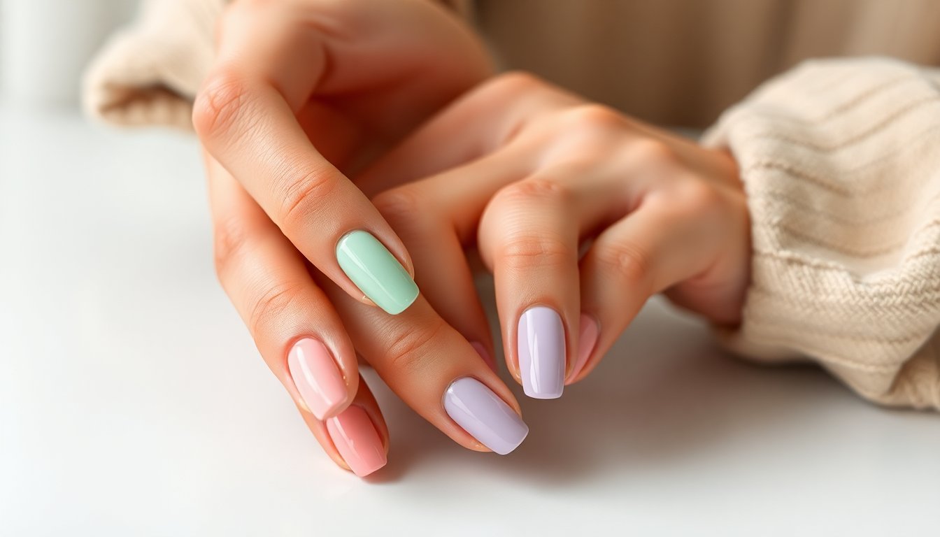 Colori di smalto per aprile: pastelli, neutri e tocchi vivaci