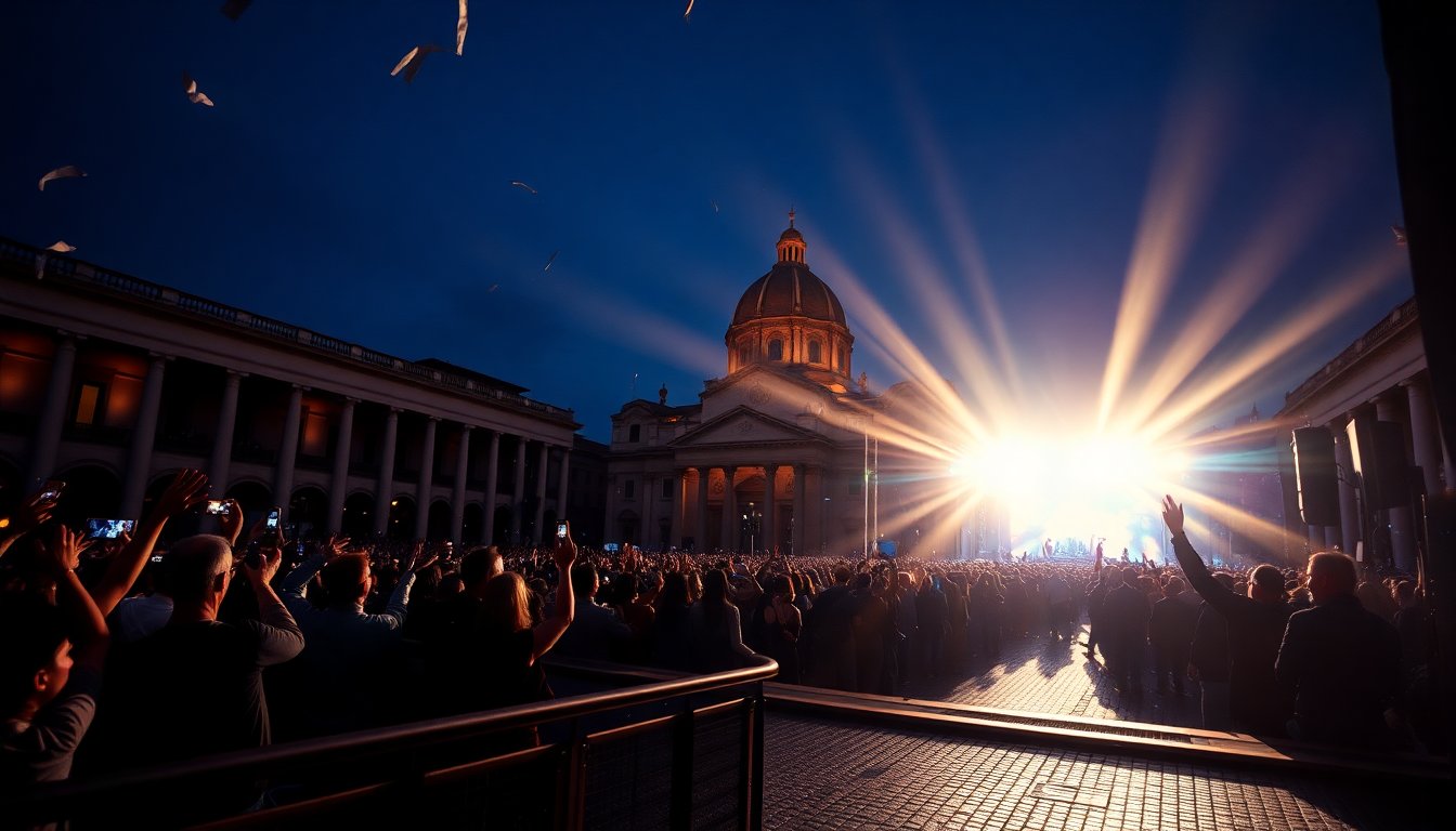 Il concerto di Sal Da Vinci a Piazza del Plebiscito: ospiti, duetti e emozioni