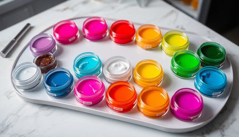 painting gel rainbow palette per unghie pastel vivaci e fluo in un unico kit 1773638322