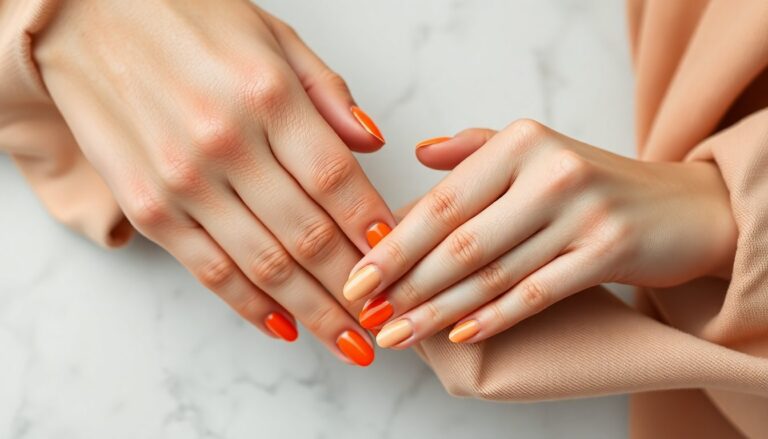 unghie arancioni e tendenze nail art idee dal corallo al mandarino 1772536810