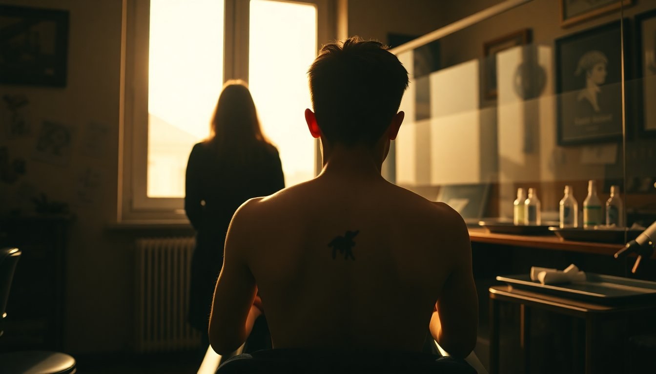 Aron Ferrari sceglie i primi tatuaggi: nome della madre e data del padre