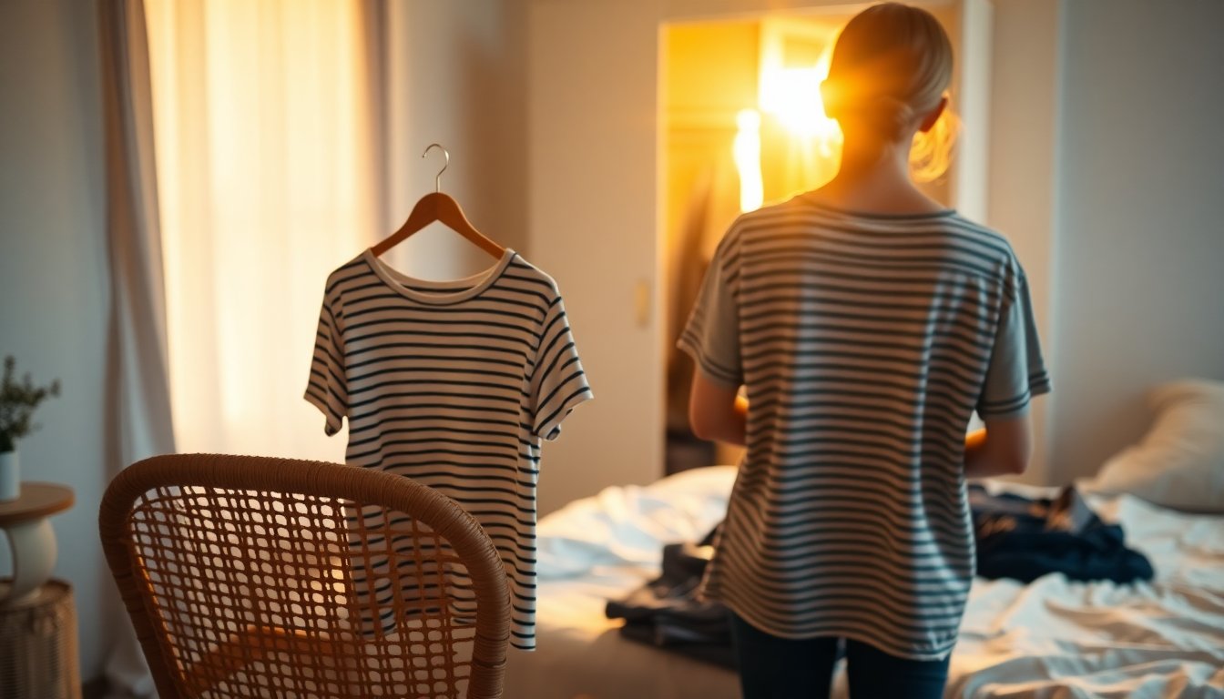 Baby tee a righe: il capo economico e versatile da avere in guardaroba