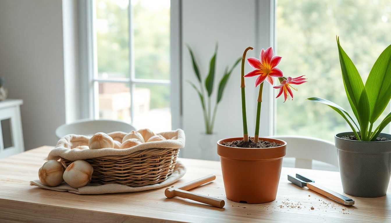Cura dell'Hippeastrum: consigli pratici per la rifioritura dei bulbi