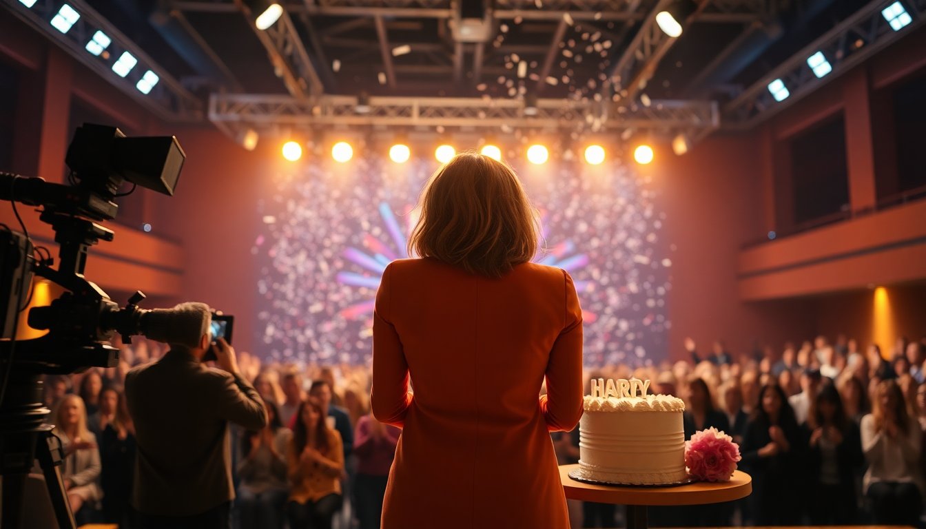 Ilary Blasi compie 45 anni: festa in studio al Grande Fratello Vip e dediche social