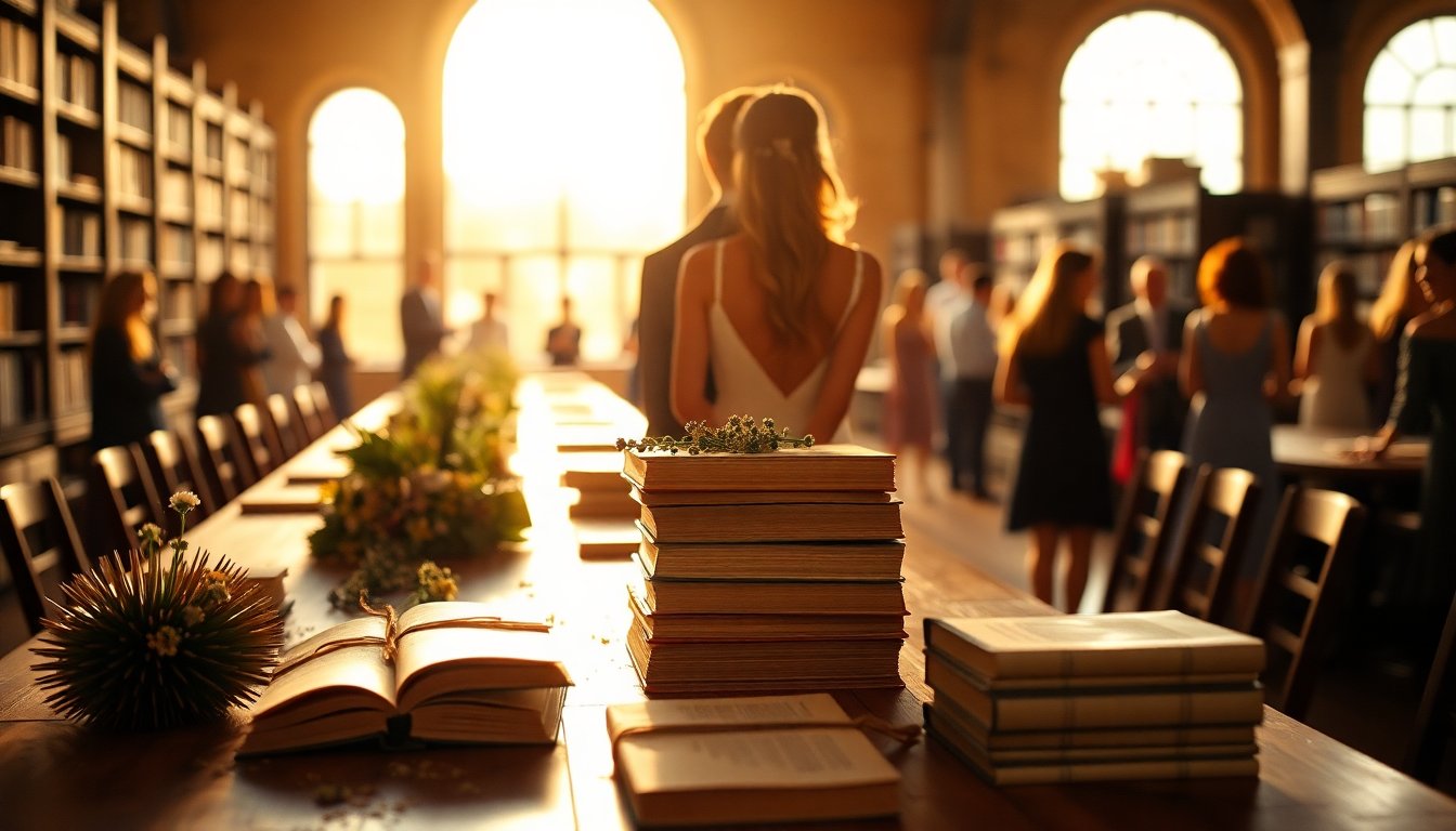 Matrimonio letterario: idee e consigli per un ricevimento ispirato ai libri