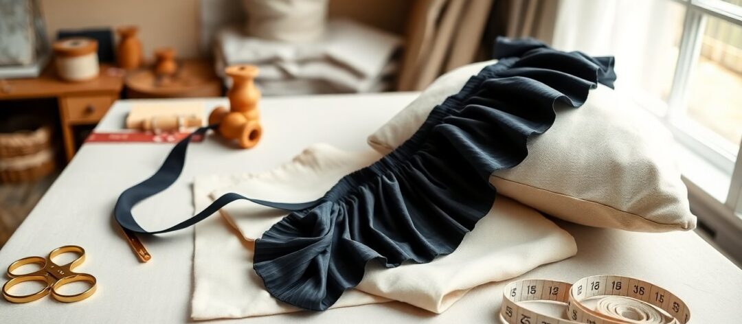 Passamaneria bicolor plissè per progetti moda e decor
