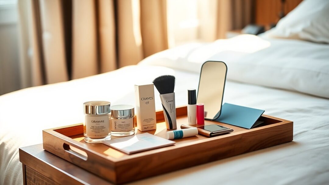 Kit beauty da viaggio: checklist minimalista per 48 ore chic