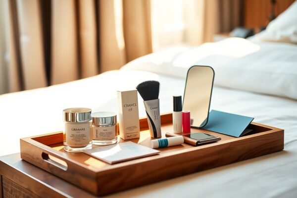 Kit beauty da viaggio: checklist minimalista per 48 ore chic
