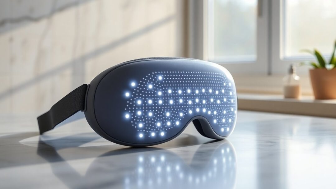 Maschera LED per occhi: trattamento 4 in 1 per uno sguardo più fresco