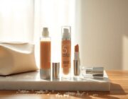 Routine solare viso con colore e stick riapplicatore per protezione SPF50