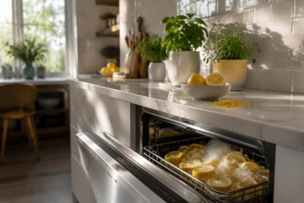 Come usare il limone per pulire e profumare la lavastoviglie